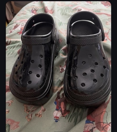 Crocs black platform - crocs,