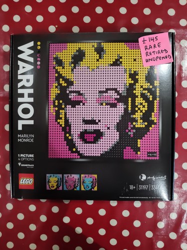 Lego art andy warhol marilyn - art,