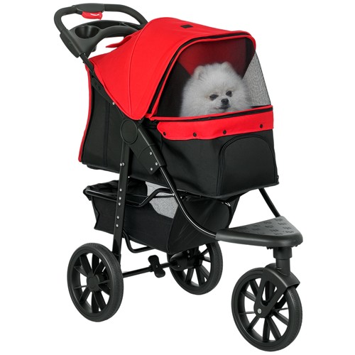 Pawhut folding wheel pet - folding,
