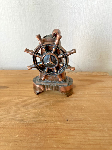 Vintage ships wheel table - vintage,