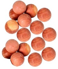 16/160pcs Cedar Wood Moth Balls Insects Free Clothes Drawer 100% Natural Rings