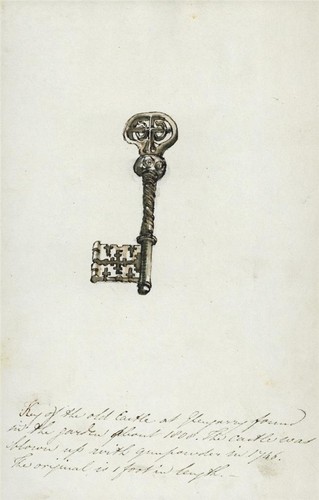Glengarry castle key study - glengarry,