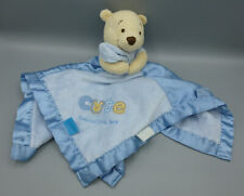 Disney Store Winnie The Pooh Blue Baby Comforter Soother Cute Special Little Boy