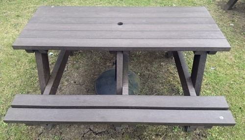 Heavy duty picnic table bench - heavy,