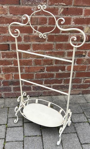 1930s towel rail stand cream - rail,