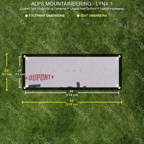Tyvek footprint for - for, alps
