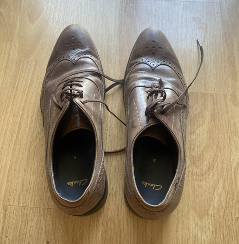 Clarks men brown - men's, leather