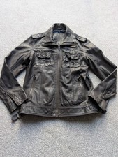 Superdry leather jacket mens - jacket,