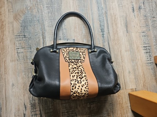Biba large zipoed leather - biba,