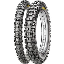 Maxxis MaxxCross IT Tyres PAIR - 110/100-18 + 80/100-21 Off Road Legal Enduro MX
