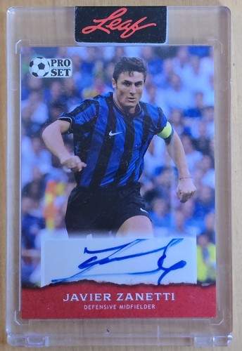 Javier zanetti autograph - javier,