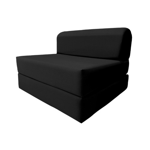 Black sleeper chair - sleeper, folding