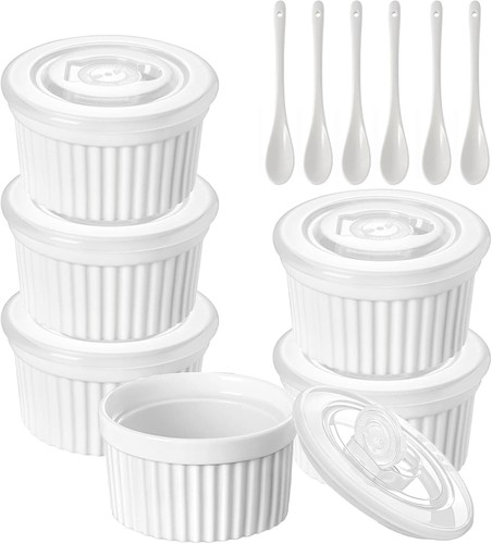 Pack ramekins with lids - with,