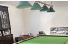 snooker table lights used