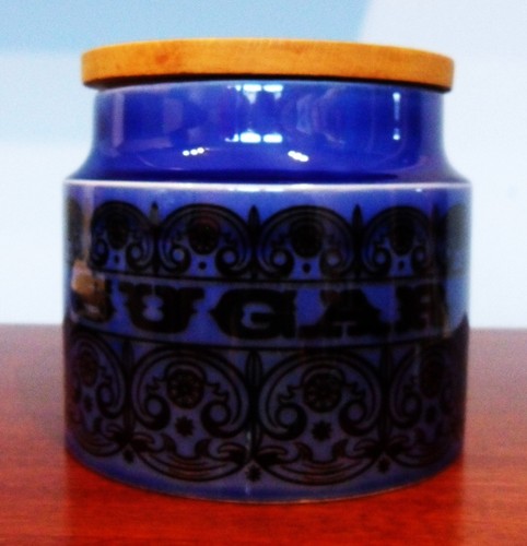 Vintage hornsea pottery blue - vintage,