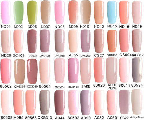 Bluesky gel nail polish - bluesky, nude