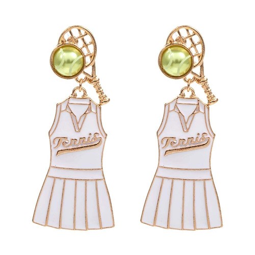 Enamel tennis dress drop - enamel,