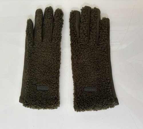 Ugg women green gloves - women's, one