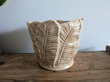 Vintage Sylvac Beige Fern Palm