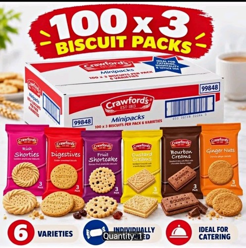 Crawford minipacks biscuit - crawford's,