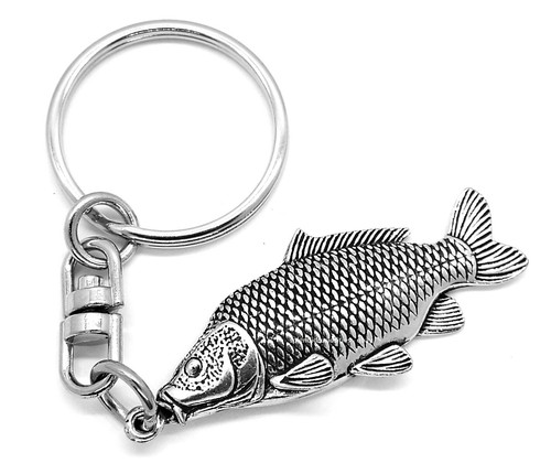 Common carp fish keyring - carp,