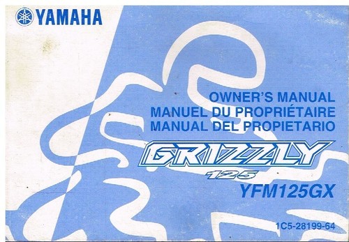 Yamaha yfm125gx grizzly 125 - yfm125gx,