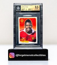 2011 Panini Manchester United Paul Pogba Rookie RC Sticker #145 BGS 9.5 Juventus