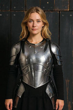 Female Knight Steel Half Armor