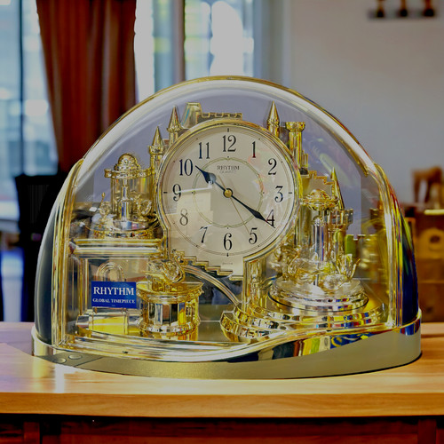 Rhythm mantel clock enchanted - clock,