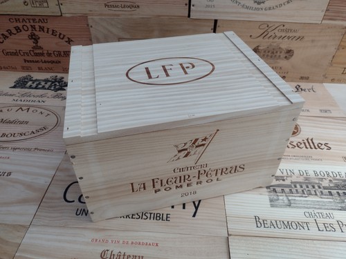 Wooden wine box crate with - box,