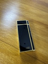 Must de Cartier Lighter • Black Lacquer & Gold Trim • Swiss Made Working Vintage