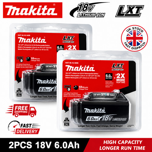 Genuine makita 6ah - genuine,