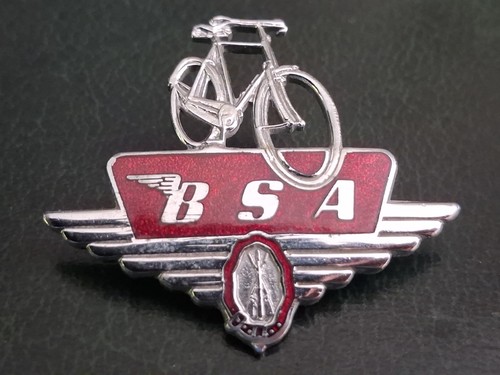 Rare vintage bsa cycle - bsa, badge
