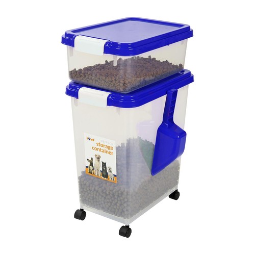 50l plastic pet food storage - plastic,