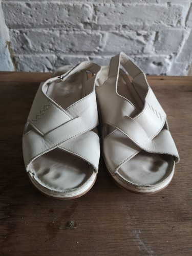 Pavers white leather - pavers, sandals
