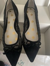 Boden Black Suede / mesh Polka