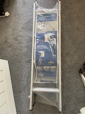 ABRU Aluminium 3 Section Loft Ladder with Handrail - Silver (38003)