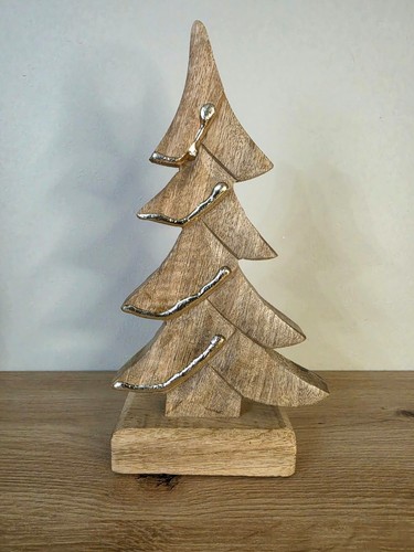 Christmas wooden tree - wooden,
