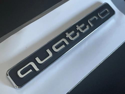 Black quattro rear boot - rear,