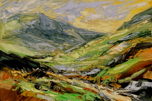 Irish landscape mountain