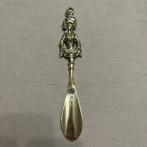 Vintage brass shoe horn - vintage,