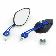 Universal 8mm 10mm Motorcycle Moto Spider Adjusted Rear View Side Mirrors Bl T9