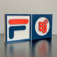 Fila BJ Sports badge emblem 3D Wall / Shelf / Desk Decorative biker gift