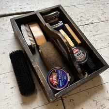 Vintage Shoe Shine Tool Box