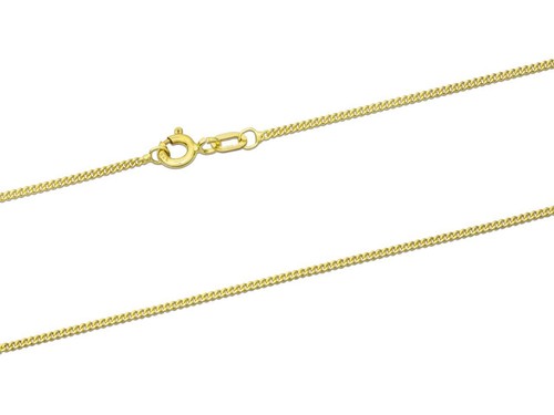 9ct yellow gold necklace - yellow, chain