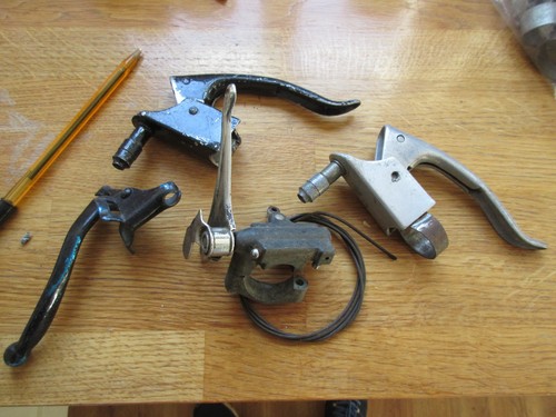 Vintage cycle brake levers 4 - x,