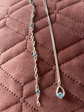 Blue Topaz Bracelet With