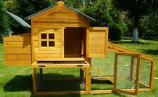CHICKEN COOP RUN HEN HOUSE POULTRY ARK HOME NEST BOX RABBIT/GUINEA PIG CC2190