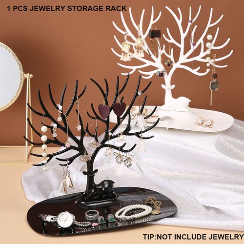Deer tree jewelry display - deer,