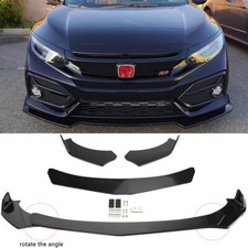 Gloss Black Front Bumper Lip